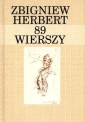 Okładka książki 89 wierszy Zbigniew Herbert