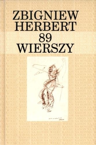Okładka książki 89 wierszy Zbigniew Herbert