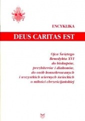 Okładka książki Deus caritas est Benedykt XVI