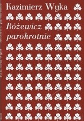 Okładka książki Różewicz parokrotnie Kazimierz Wyka