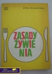 Okładka książki Zasady żywienia Zofia Wysokińska