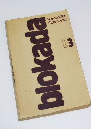 Okładki książek z cyklu Blokada