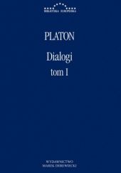 Okładka książki Dialogi. Tom 1 Platon
