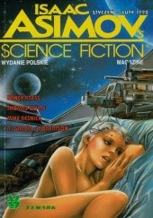 Okładka książki Isaac Asimov's Science Fiction - Styczeń-luty 1992 Isaac Asimov, Greg Egan, Nancy Kress, Mike Resnick, Ian Watson, Lawrence Watt-Evans