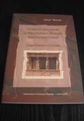 Okładka książki Problem cierpienia w literaturze i filozofii starożytnej Grecji : zagadnienia wybrane Józef Sieroń