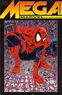 Okładki książek z cyklu Mega Marvel