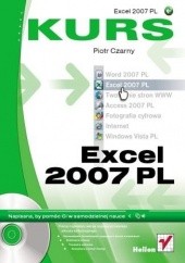 Okładka książki Excel 2007 PL. Kurs Piotr Czarny