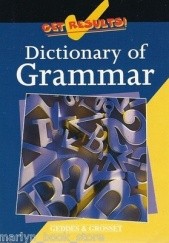 Okładka książki Dictionary of grammar praca zbiorowa