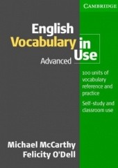 Okładka książki English Vocabulary in Use: Advanced Michael McCarthy, Felicity O'Dell