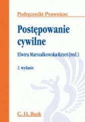 Okładka książki Postępowanie cywilne Elwira Marszałkowska-Krześ