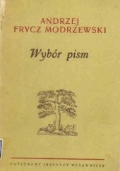 Okładka książki Wybór pism Andrzej Frycz Modrzewski