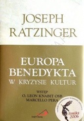Okładka książki Europa Benedykta w kryzysie kultur Benedykt XVI