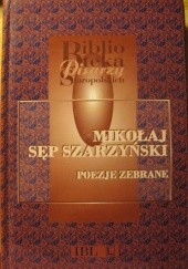 Okładka książki Poezje zebrane Mikołaj Sęp Szarzyński