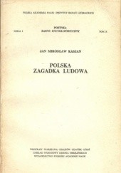 Okładka książki Polska zagadka ludowa Jan Mirosław Kasjan