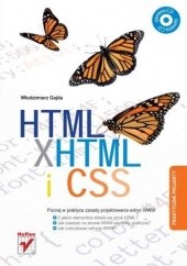 Okładka książki HTML, XHTML i CSS. Praktyczne projekty. Włodzimierz Gajda