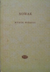 Okładka książki Wybór wierszy Tadeusz Nowak