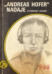 Okładka książki "Andreas Hofer" nadaje Zygmunt Zonik