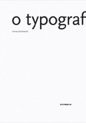 Okładka książki O typografii Tomasz Bierkowski