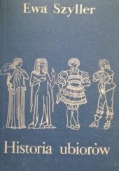 Okładka książki Historia ubiorów Ewa Szyller