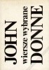 Okładka książki Wiersze Wybrane John Donne