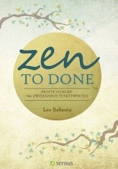 Okładka książki Zen To Done