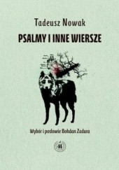 Okładka książki Psalmy i inne wiersze Tadeusz Nowak