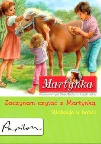 Okładki książek z cyklu Zaczynam czytać z Martynką
