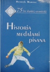 Okładka książki Historia medalami pisana Henryk Marzec