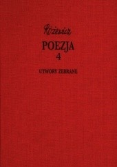Okładka książki Poezja, cz. 4 - Utwory zebrane, tom X