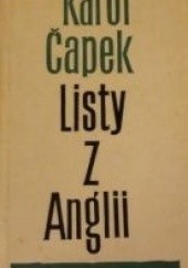 Okładka książki Listy z Anglii Karel Čapek