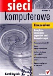 Okładka książki Sieci komputerowe Karol Krysiak