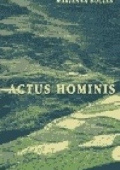 Okładka książki Actus hominis Marianna Bocian