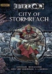 Okładka książki City of Stormreach Keith Baker, James Desborough, Nicolas Logue, C.A. Suleiman