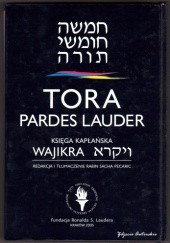 Okładka książki Tora Pardes Lauder. Wajikra  - Księga Kapłańska Sacha Pecaric, autor nieznany