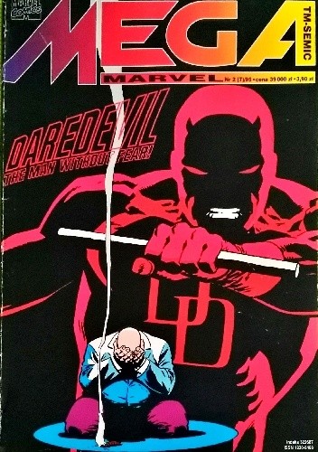 Okładka książki Mega Marvel #07: Daredevil - The Man Without Fear Frank Miller, John Romita Jr.