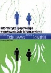 Okładka książki Informatyka i psychologia w społeczeństwie informacyjnym