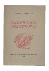 Okładka książki Czerwona rękawiczka Tadeusz Różewicz