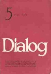 Okładka książki Dialog, nr 5 / maj 1971 Hiber Conteris, Bohdan Drozdowski, Redakcja miesięcznika Dialog, Jarosław Marek Rymkiewicz