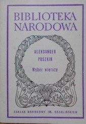 Okładka książki Wybór wierszy Aleksander Puszkin