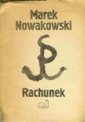 Okładka książki Rachunek Marek Nowakowski
