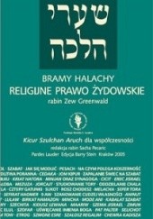 Okładka książki Bramy Halachy. Religijne prawo żydowskie Zew Greenwald