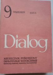 Okładka książki Dialog, nr 9 / wrzesień 1983 Ryszard Marek Groński, Jarosław Iwaszkiewicz, David Gerardo Kostzer, Redakcja miesięcznika Dialog