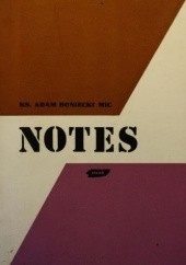 Okładka książki Notes Adam Boniecki