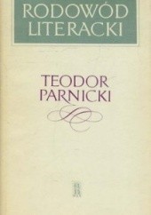 Okładka książki Rodowód literacki Teodor Parnicki