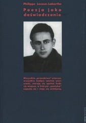 Okładka książki Poezja jako doświadczenie Philippe Lacoue-Labarthe
