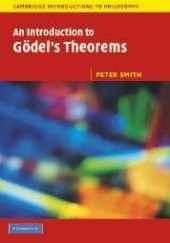 Okładka książki An Introduction to Gödel's Theorems Peter Smith