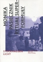 Okładka książki Rytuał superformuły. Karlheinz Stockhausen 