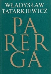 Okładka książki Parerga Władysław Tatarkiewicz