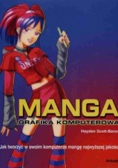 Okładka książki Manga. Grafika komputerowa Hayden Scott-Baron