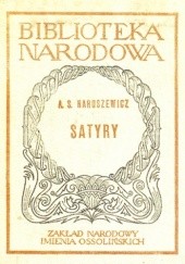 Okładka książki Satyry Adam Naruszewicz
